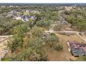 Property's location shown in an aerial view at 37351 Neighbors Path, Zephyrhills, FL 33542