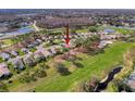 Home situated in a neighborhood near a golf course at 9519 Green Needle Dr, New Port Richey, FL 34655