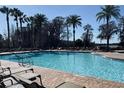 Resort-style community pool with lounge chairs at 11530 Oyster Bay Cir, New Port Richey, FL 34654