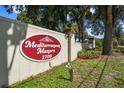 Mediterranean Manors 2700 entrance sign at 2700 Bayshore Blvd # 3108, Dunedin, FL 34698