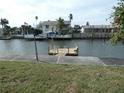 Private dock and access to the waterway at 13737 Michelle Ave, Hudson, FL 34667