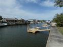 Private dock with access to the waterway at 13737 Michelle Ave, Hudson, FL 34667