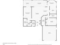 One-story house featuring primary bedroom, living room, kitchen, and garage at 4710 Parkdale Ln, New Port Richey, FL 34655