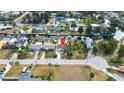Wider aerial view showcasing the property's location and surroundings at 7304 Sheepshead Dr, Hudson, FL 34667