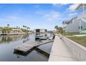 Scenic waterfront view with private dock and canal access, ideal for boating enthusiasts at 4045 Centavo Ct, Hernando Beach, FL 34607