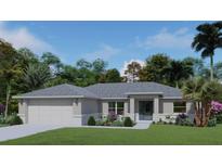 Single-story home with attached garage and landscaping at 813 39Th W St, Bradenton, FL 34205