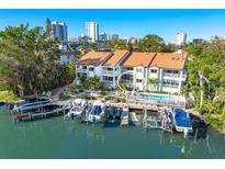 Luxury waterfront property with private boat slips and a community pool at 862 Hudson Ave # 862, Sarasota, FL 34236