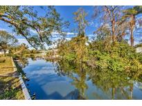 Serene canal view from backyard at 2961 Homasassa Rd, Sarasota, FL 34239