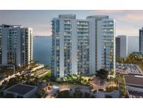 Luxury waterfront condo building with amazing water views and resort-style amenities at 555 Quay Cmn # 1103, Sarasota, FL 34236