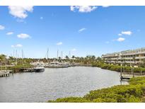 Stunning water view of marina with boats and waterfront homes at 521 Bahia Beach Blvd, Ruskin, FL 33570
