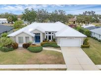 Bird's-eye view of a house and neighborhood at 404 Bayside Ln, Nokomis, FL 34275