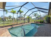 Relaxing screened pool with patio at 7518 Paspalum, Punta Gorda, FL 33955