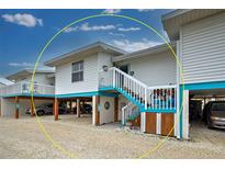 Elevated beachfront home with stairs and parking at 5031 N Beach Rd # 112, Englewood, FL 34223