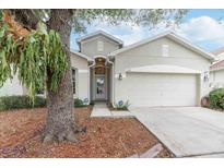 One-story house with a two-car garage and a landscaped yard at 269 Fairmont Dr, Spring Hill, FL 34609
