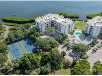 Luxury waterfront condo community with tennis courts and pool at 2020 Harbourside Dr # 424, Longboat Key, FL 34228