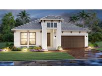Attractive single-story home with tile roof and two-car garage at 17126 Savory Mist Cir, Bradenton, FL 34211