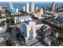 Aerial view of building and surrounding city at 226 5Th N Ave # 706, St Petersburg, FL 33701