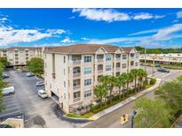 Aerial view of Avalon condos and parking at 1216 S Missouri Ave # 317, Clearwater, FL 33756