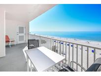 Relax on the balcony with beach views and enjoy the sea breeze at 20002 Gulf Blvd # 2604, Indian Shores, FL 33785