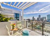 Spacious balcony with city views, perfect for relaxing and entertaining at 226 5Th N Ave # 1502, St Petersburg, FL 33701