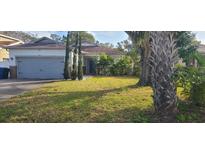 Cute one-story house with a gray garage door and a well-maintained lawn at 3611 19Th N St, St Petersburg, FL 33713