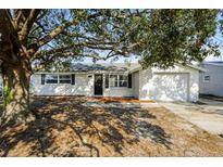 Charming single story home with a spacious front yard and attached garage at 1172 Fernwood Dr, Holiday, FL 34690