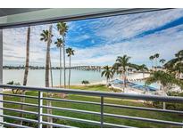 Balcony view of waterfront, pool, and bridge at 5901 Bahia Del Mar Cir # 321, St Petersburg, FL 33715