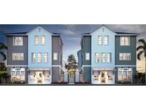 Two-story townhouses with modern design and landscaping at 2550 1St N Ave, St Petersburg, FL 33713