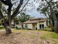 House exterior showcasing a two-story home with mature landscaping at 4822 W San Miguel St, Tampa, FL 33629