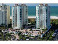 Luxury beachfront condo building with resort-style amenities at 1180 Gulf Blvd # 1603, Clearwater Beach, FL 33767