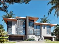 Modern two-story home with a clean design and large windows at 2414 N Riverside Dr, Tampa, FL 33602