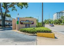 Habana Park Condominium North Entrance sign and landscaping at 4715 Christa Ct # 334, Tampa, FL 33614