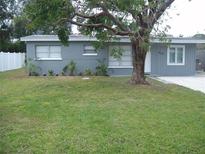 Ranch-style home with a large tree and well-maintained lawn at 226 E Cornelius Cir, Sarasota, FL 34232