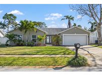 Attractive single-story home with a two-car garage and well-manicured lawn at 10079 83Rd Way, Seminole, FL 33777