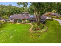 Expansive one-story home boasting a charming yard, mature trees and private pool at 1007 Lakewood Dr, Brandon, FL 33510