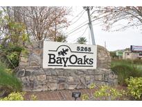 BayOaks community entrance sign at 5265 at 5265 E Bay Dr # 323, Clearwater, FL 33764