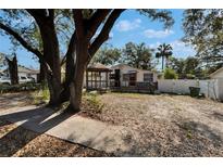 House exterior with large tree and gazebo at 3005 E Shadowlawn Ave, Tampa, FL 33610
