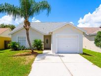 Charming single-story home with a well-manicured lawn and a palm tree at 1337 Coolmont Dr, Brandon, FL 33511