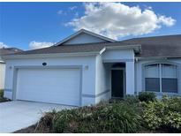 Well-maintained single-Gathering home with a two-car garage and manicured front yard at 8019 Brien Green Way, Temple Terrace, FL 33637