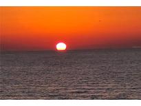 Beautiful sunset view over the ocean from this stunning property at 403 Gulf Way # 504, St Pete Beach, FL 33706