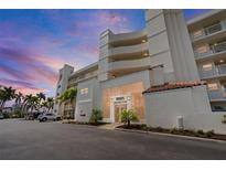 Modern condo building with spacious parking and appealing architectural details at 6021 Bahia Del Mar Cir # 439, St Petersburg, FL 33715