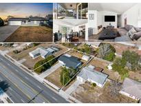 Aerial view of a single-story house with a large front yard and driveway at 10147 Spring Hill Dr, Spring Hill, FL 34608