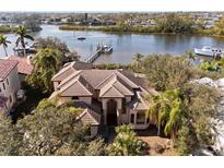 Luxury waterfront home with private dock and stunning water views at 1137 Marina Dr, Tarpon Springs, FL 34689