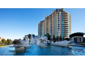 Luxury high-rise building with fountain at 9103 Alta Dr # 701, Las Vegas, NV 89145