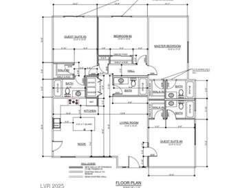 Detailed floor plan showcasing the layout of the home at 619 Brush St, Las Vegas, NV 89107