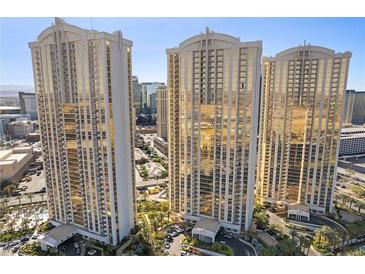 Las Vegas multi-story condo with resort-style amenities and secured parking at 125 E Harmon Ave # 1020, Las Vegas, NV 89109