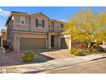 Two-story house with attached two car garage at 685 Sea Star St, Henderson, NV 89002