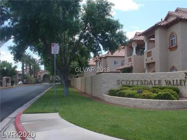 Scottsdale Valley community entrance with landscaped grounds at 2925 Wigwam Pkwy # 811, Henderson, NV 89074