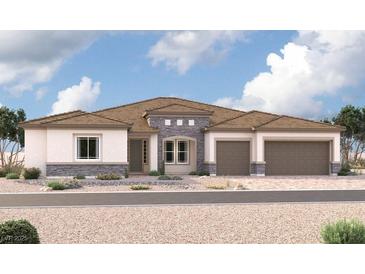 Charming single-story home boasting a neutral color palette and a spacious two-car garage at 5454 Middleton Falls Ave, Las Vegas, NV 89139