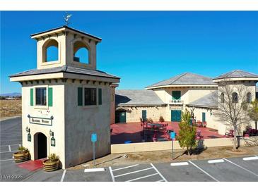 Charming winery with a tower entrance, outdoor patio, and ample parking at 3780 E Kellogg Rd, Pahrump, NV 89061